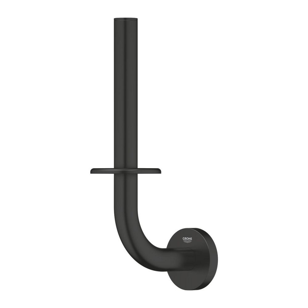 Держатель для запасного рулона туалетной бумаги GROHE Essentials, матовый черный (1024692430)