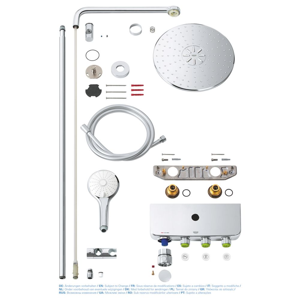 Душевая система GROHE Euphoria SmartControl System 310 Duo с термостатом для душа, хром (26507000)
