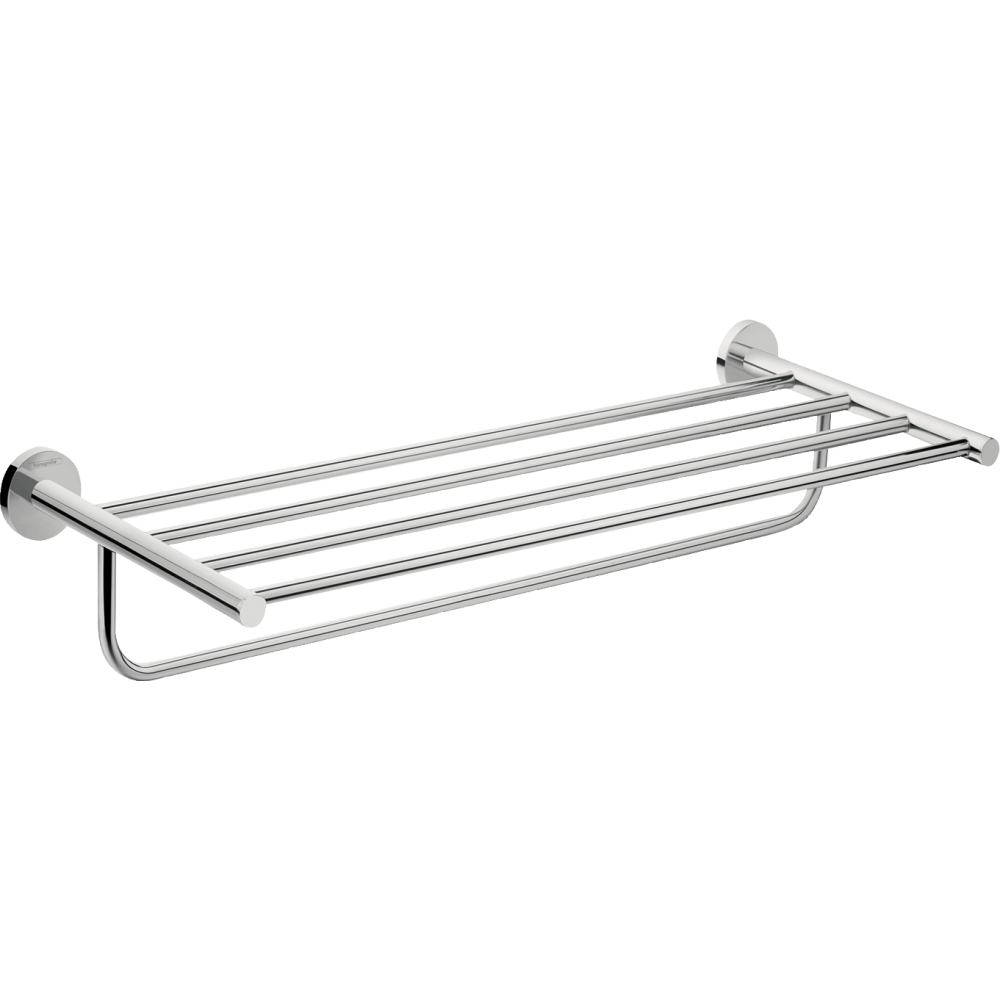 Полка с держателем для полотенец hansgrohe Logis Universal 41720000, хром