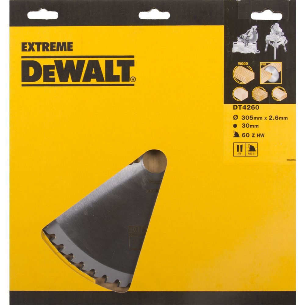 Пильный диск DEWALT EXTREME WORKSHOP DT4260, 305/30 мм.