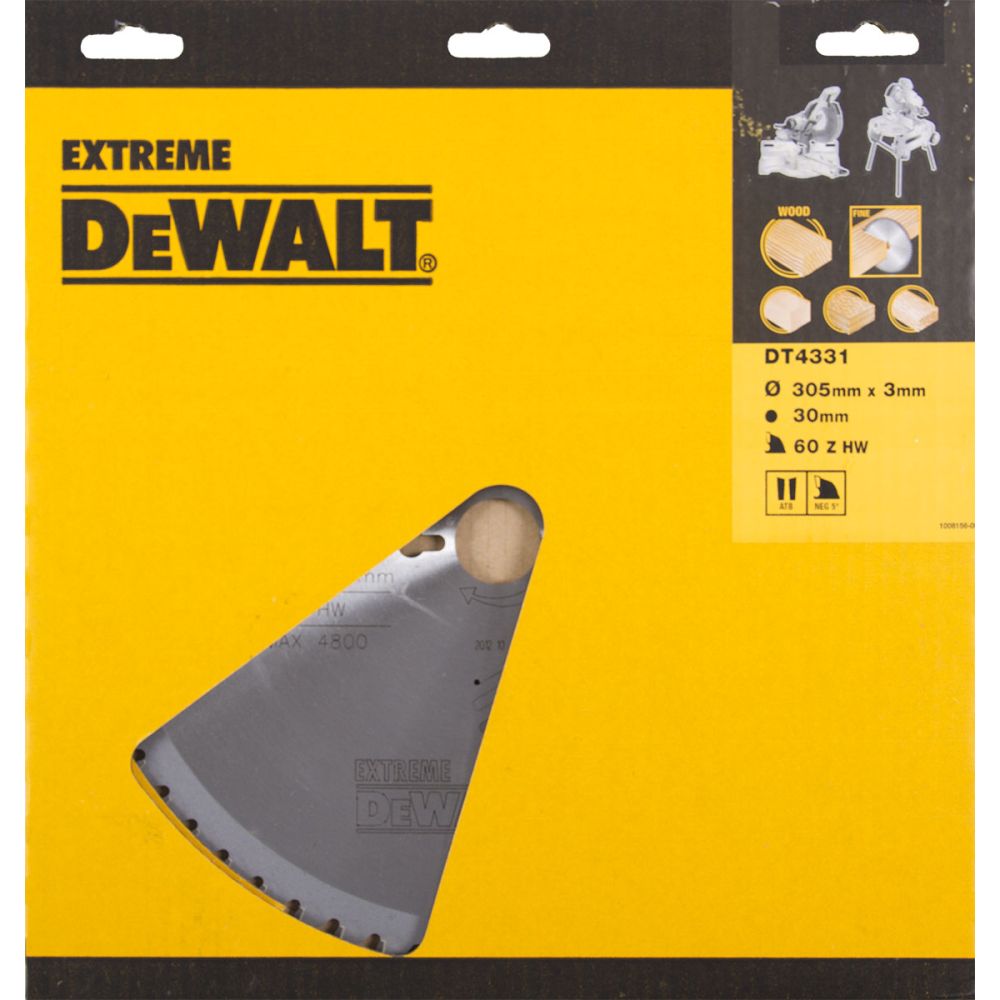 Пильный диск DEWALT EXTREME WORKSHOP DT4331, 305/30 мм.