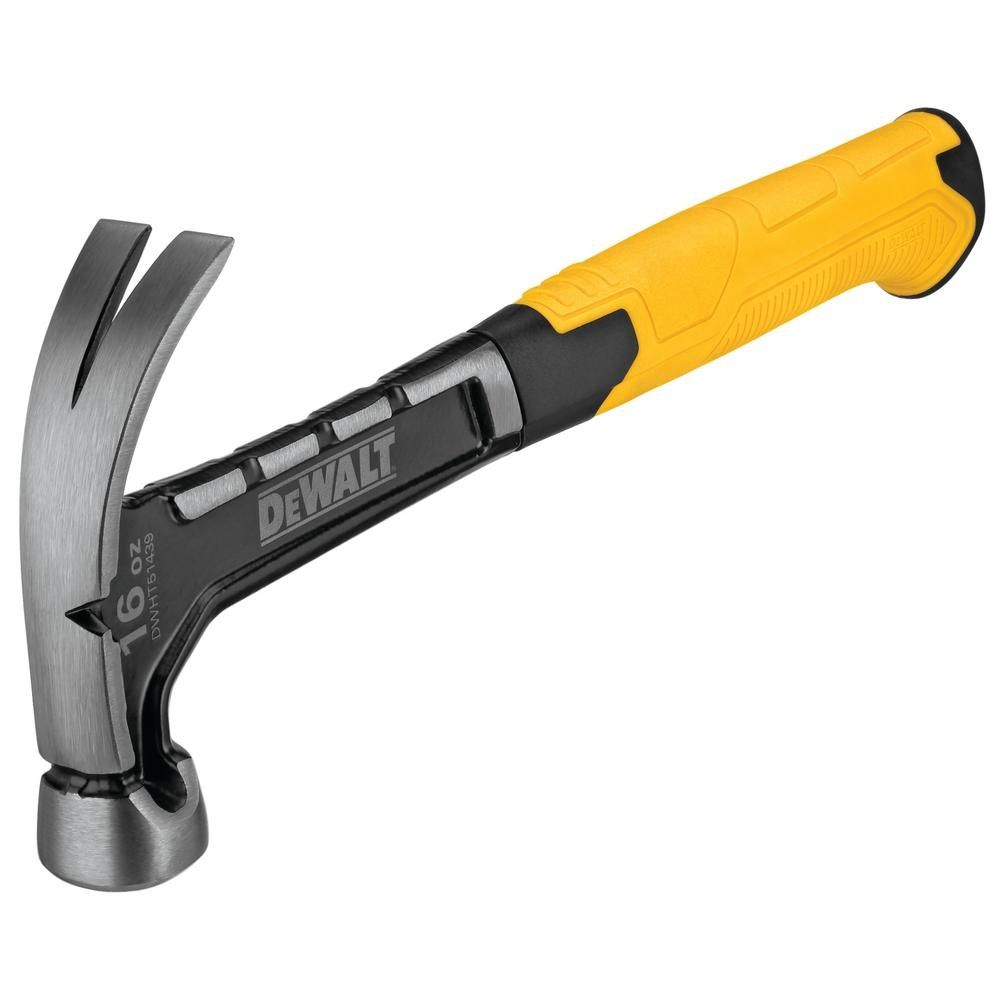 Молоток с закруглённым гвоздодёром DEWALT 454 г. (DWHT51439-0)