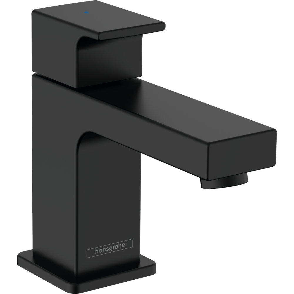 Кран для холодной воды hansgrohe Vernis Shape 70, без сливного гарнитура 71592670, матовый черный