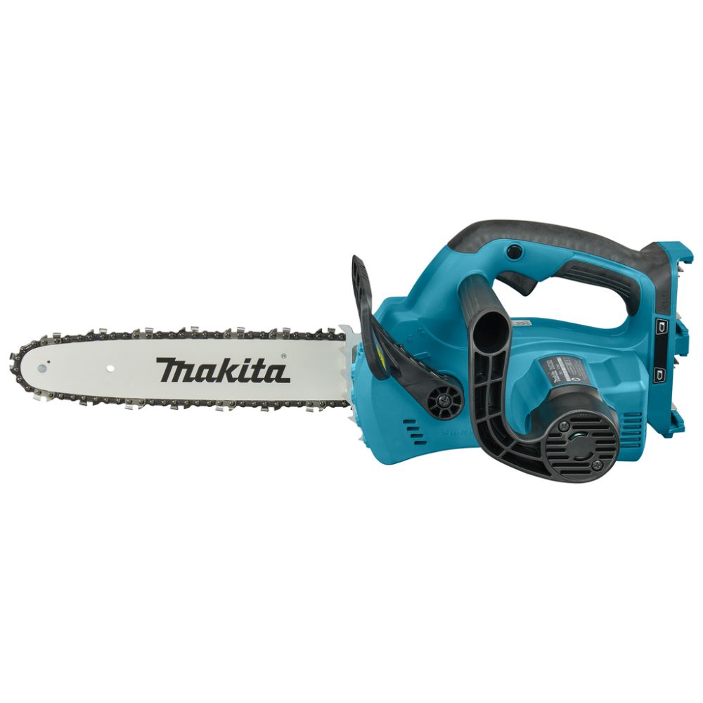 Аккумуляторный набор садовой техники Makita, 18 В: триммер DUR368 + цепная пила DUC302, с 2 АКБ 3 Ач и ЗУ