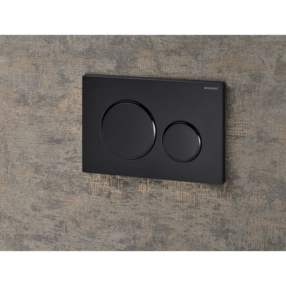 Клавиша смыва Geberit Sigma20, черная, 115.882.16.1