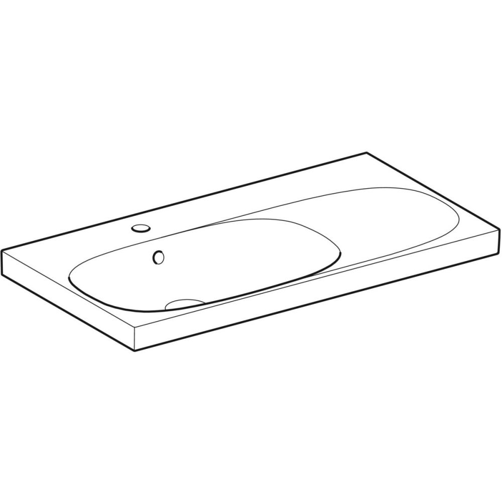 Раковина Geberit Acanto 90 см, белый, 500.625.01.2