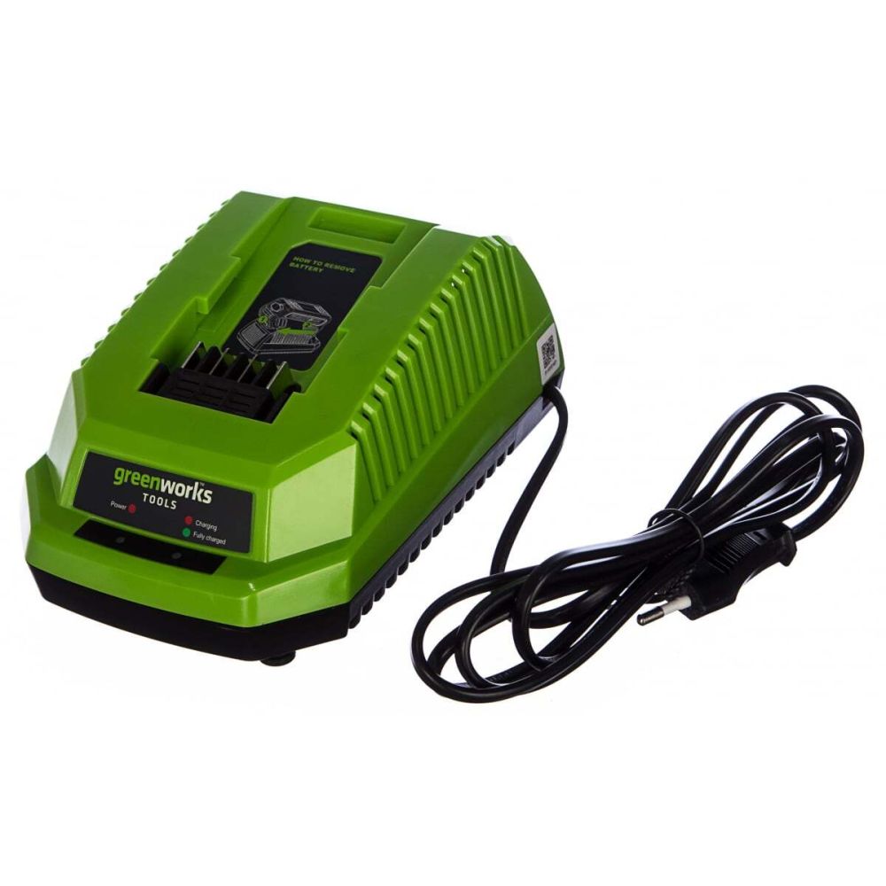 Зарядное устройство Greenworks G40C, 40 В, 1.9 А, 2904607