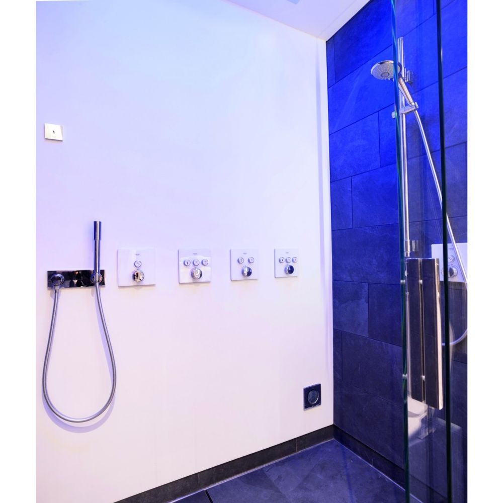 Внешняя часть термостата для душа GROHE Grohtherm SmartControl на 3 потребителя, белая луна (29157LS0)