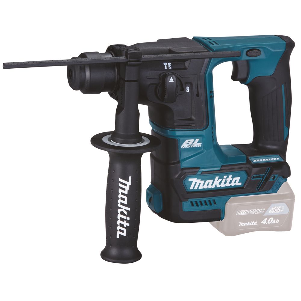 Аккумуляторный перфоратор Makita SDS-PLUS, 10.8В, 16 мм, 1,1 Дж, без АКБ и З/У, HR166DZ