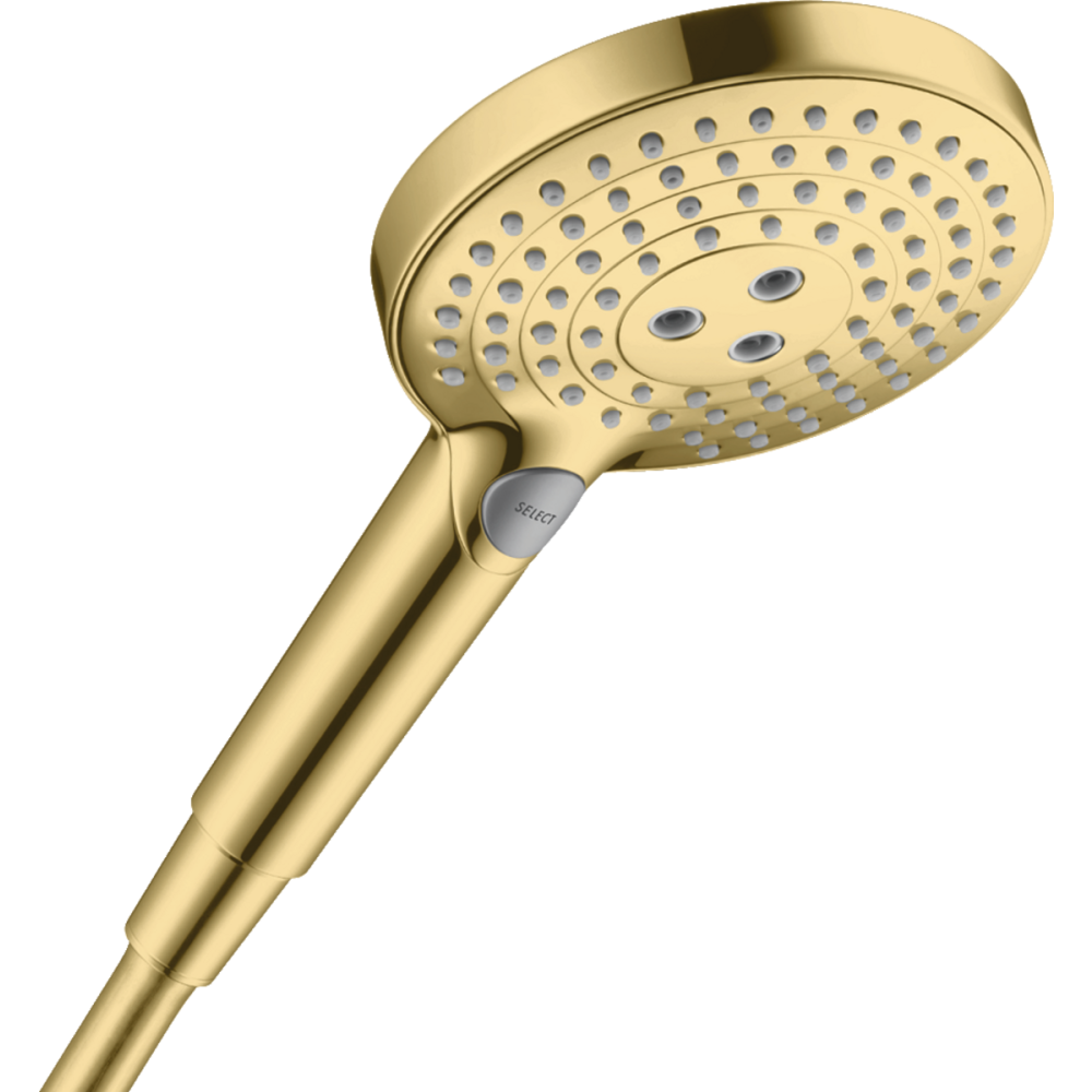 Ручной душ hansgrohe Raindance Select S 120 3jet 26530990, полированное золото