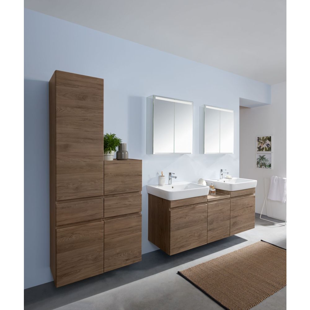 Зеркальный шкаф Geberit Option 75 см, хром, 500.205.00.1