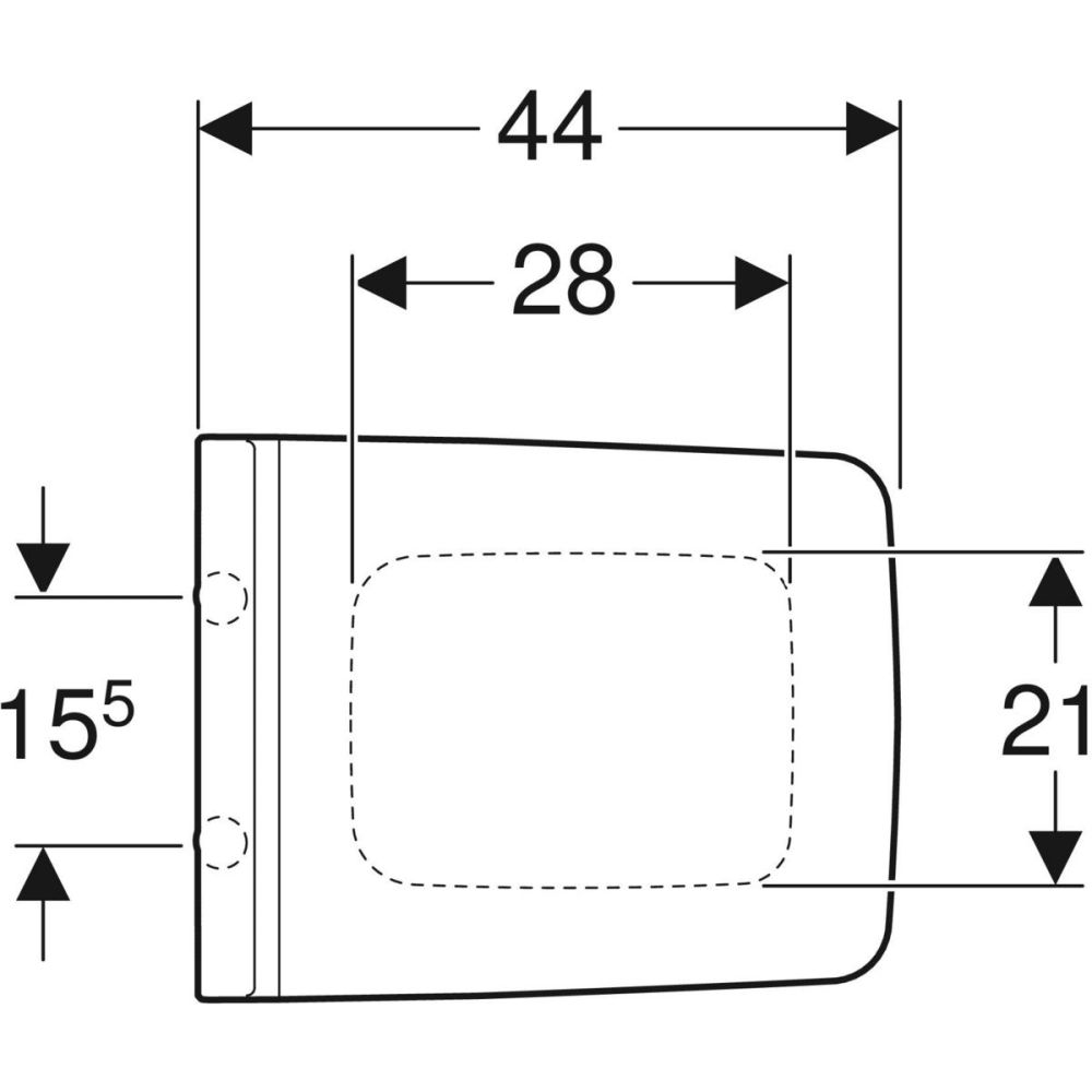 Сиденье для унитаза Geberit Xeno², 500.537.01.1