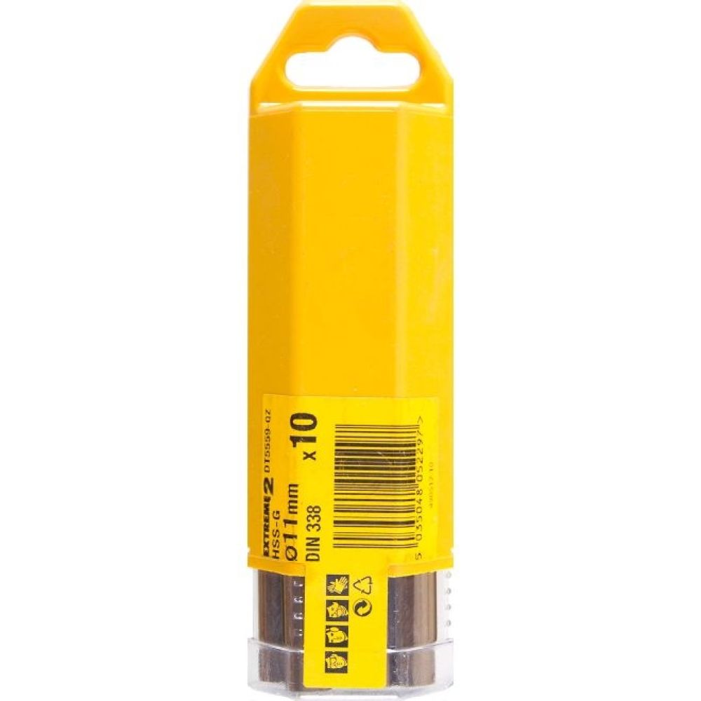 Сверло по металлу DEWALT EXTREME 2, 11x91x142 мм, 10 шт. (DT5559-QZ)