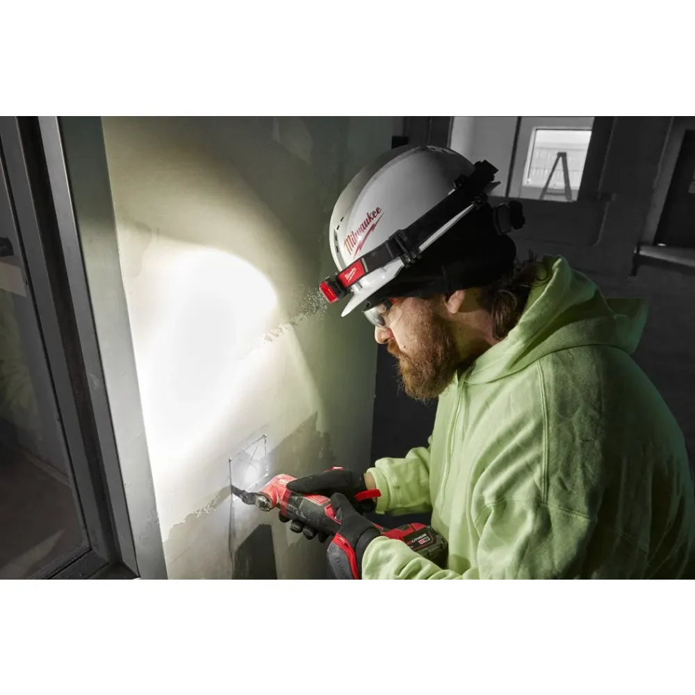 Аккумуляторный налобный фонарь Milwaukee IR HL450, 450 лм, со встроенным АКБ, 4933478587