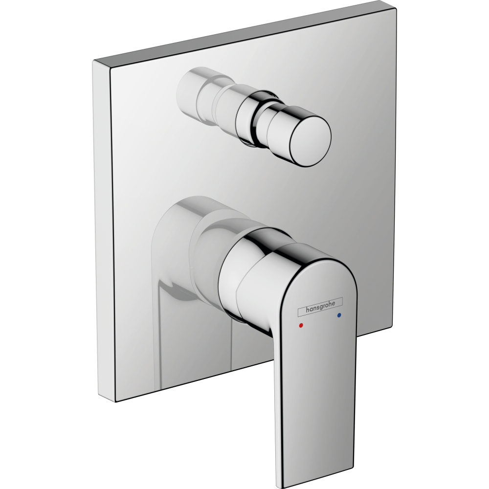 Внешняя часть смесителя для ванны hansgrohe Vernis Shape скрытого монтажа 71468000, хром