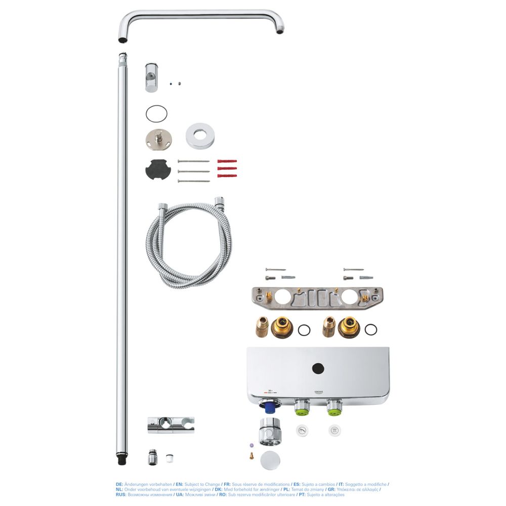 Душевая система GROHE Euphoria SmartControl System Mono с термостатом для душа, хром (26511000)