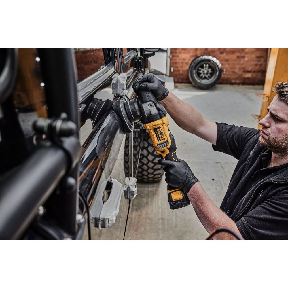 Аккумуляторная полировальная машина DEWALT DCM848N, 18 В, 125 мм, 5500 кол/мин, без АКБ и ЗУ (DCM848N-XJ)