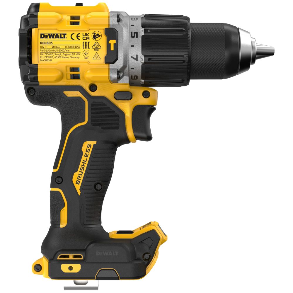Аккумуляторный набор DEWALT DCK2050H2T, 18 В: дрель-шуруповерт DCD805 + шуруповерт DCF850, с 2 АКБ 5 Ач и ЗУ, в кейсе TSTAK