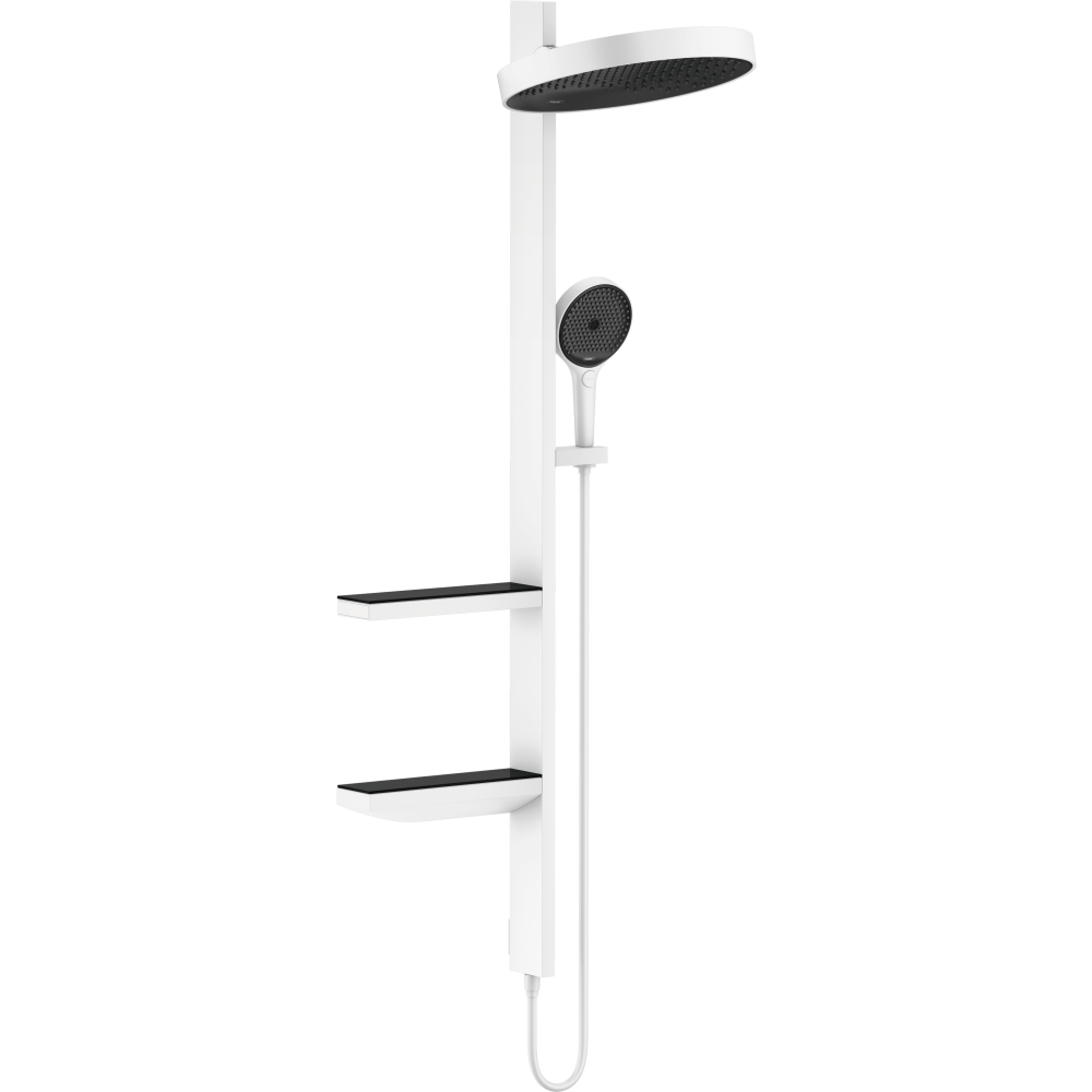 Душевая система hansgrohe Rainfinity 360 1jet скрытого монтажа без смесителя 26842700, матовый белый