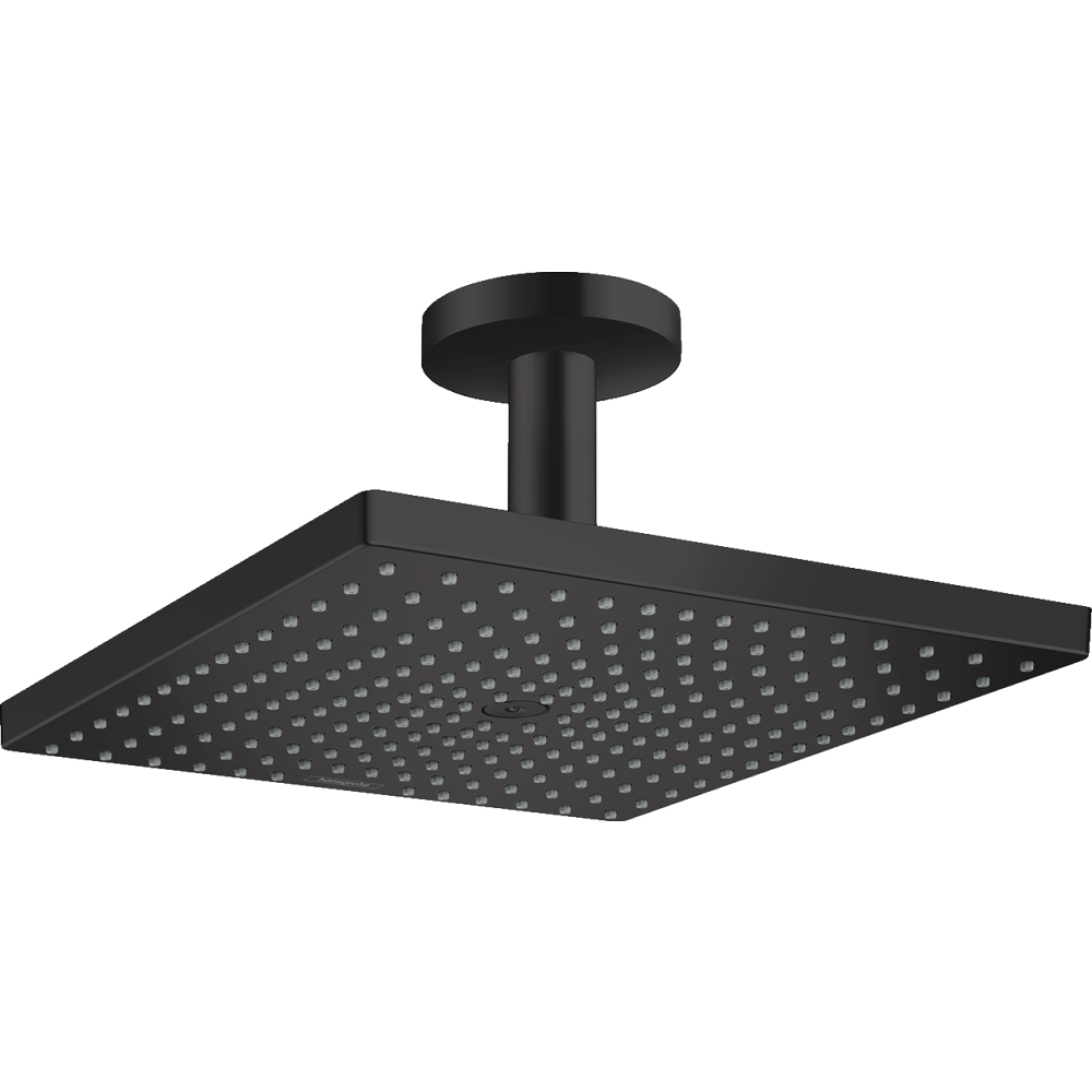 Верхний душ hansgrohe Raindance E 300 1jet с потолочным кронштейном 26250670, матовый черный