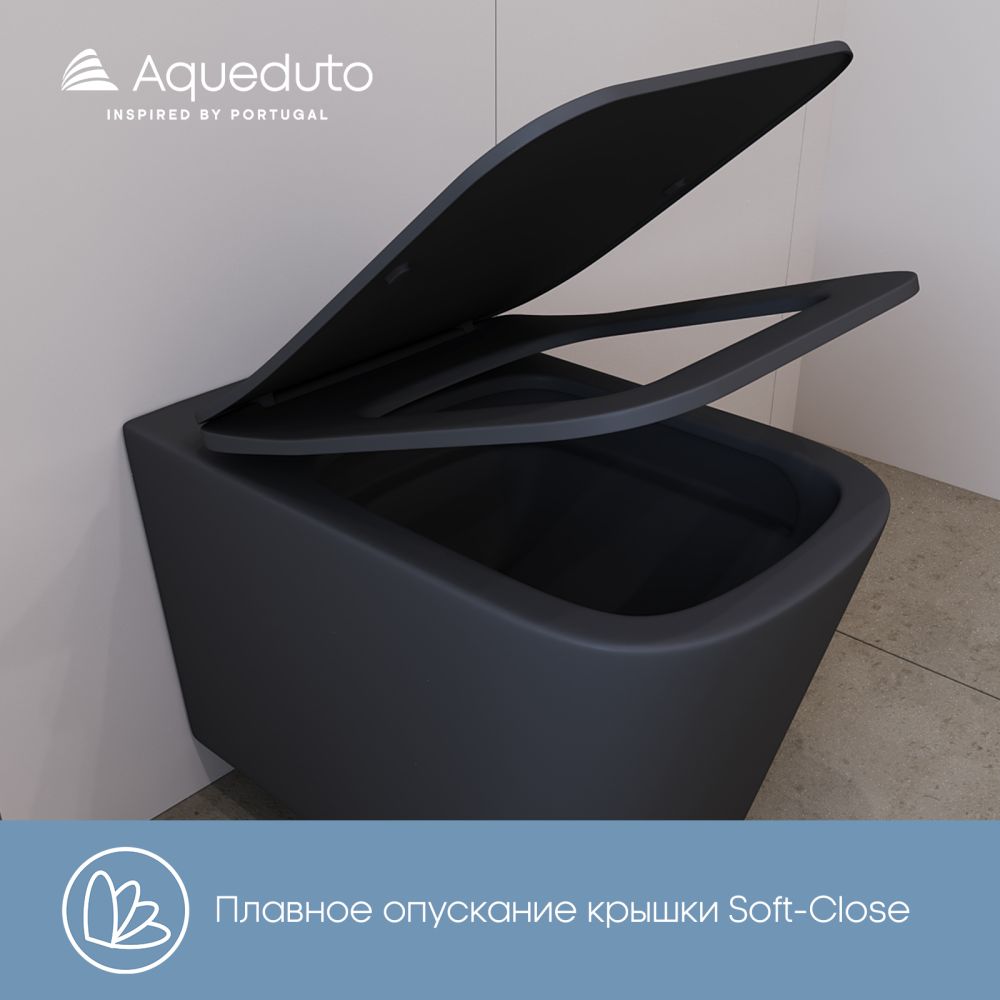 Комплект инсталляции GROHE Solido 38811KF0 с унитазом Aqueduto MACIO MACT2140 и сиденьем с микролифтом (NW0548)