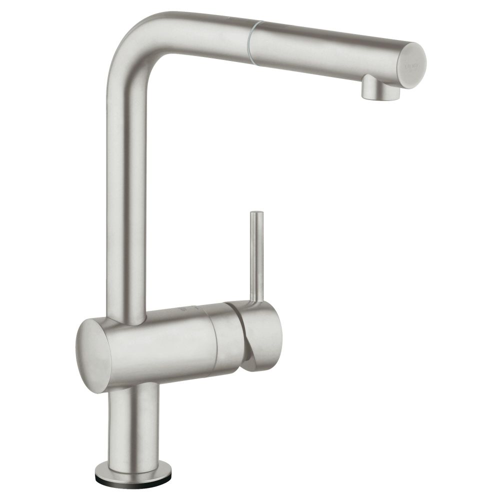 Смеситель для кухни GROHE Minta Touch сенсорный с вытяжным изливом, суперсталь (31360DC1)