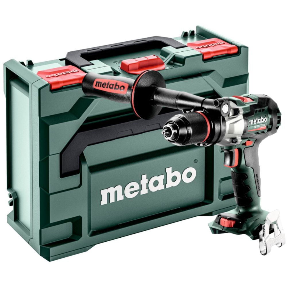 Аккумуляторная ударная дрель-шуруповерт Metabo SB 18 LTX BL I, 18 В, 2000 об/мин, 38000 уд/мин, без АКБ и ЗУ, в кейсе metaBOX