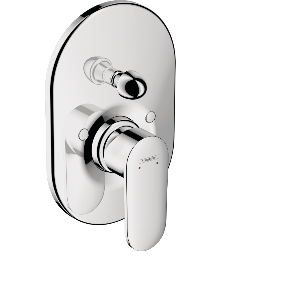 Внешняя часть смесителя для ванны hansgrohe Vernis Blend скрытого монтажа 71449000, хром