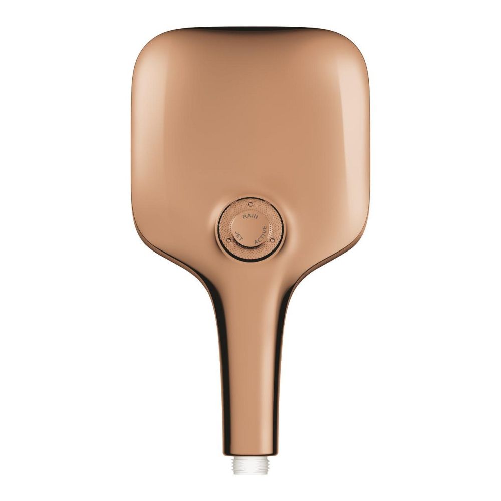 Ручной душ GROHE Rainshower SmartActive 130 Cube, 8,5 л/мин, 3 режима, теплый закат, глянец (26582DA0)