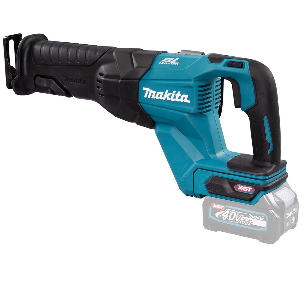 Аккумуляторная сабельная пила Makita JR001GZ, 40 В, 3000 ход/мин, 32 мм, без АКБ и ЗУ