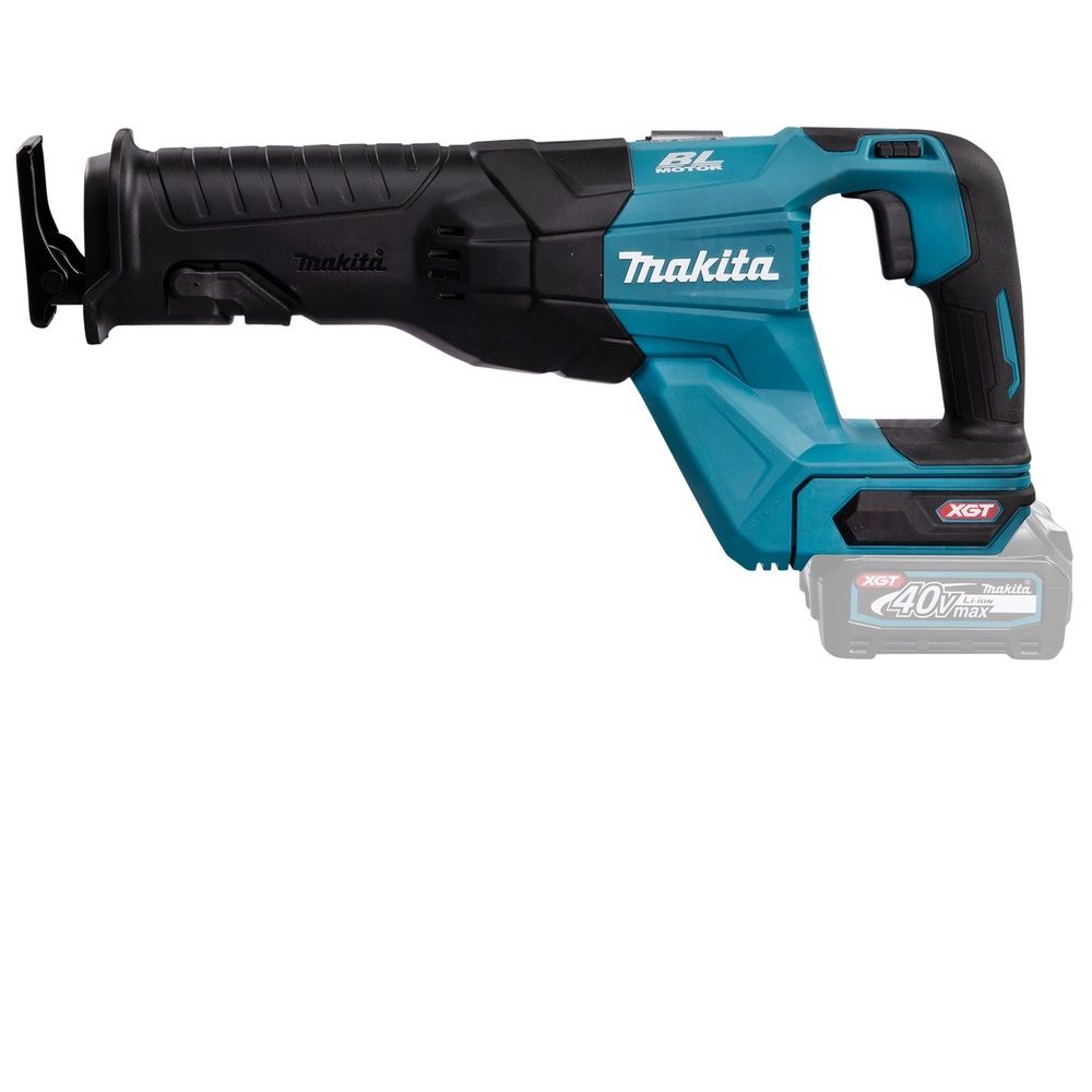 Аккумуляторная сабельная пила Makita JR001GZ, 40 В, 3000 ход/мин, 32 мм, без АКБ и ЗУ