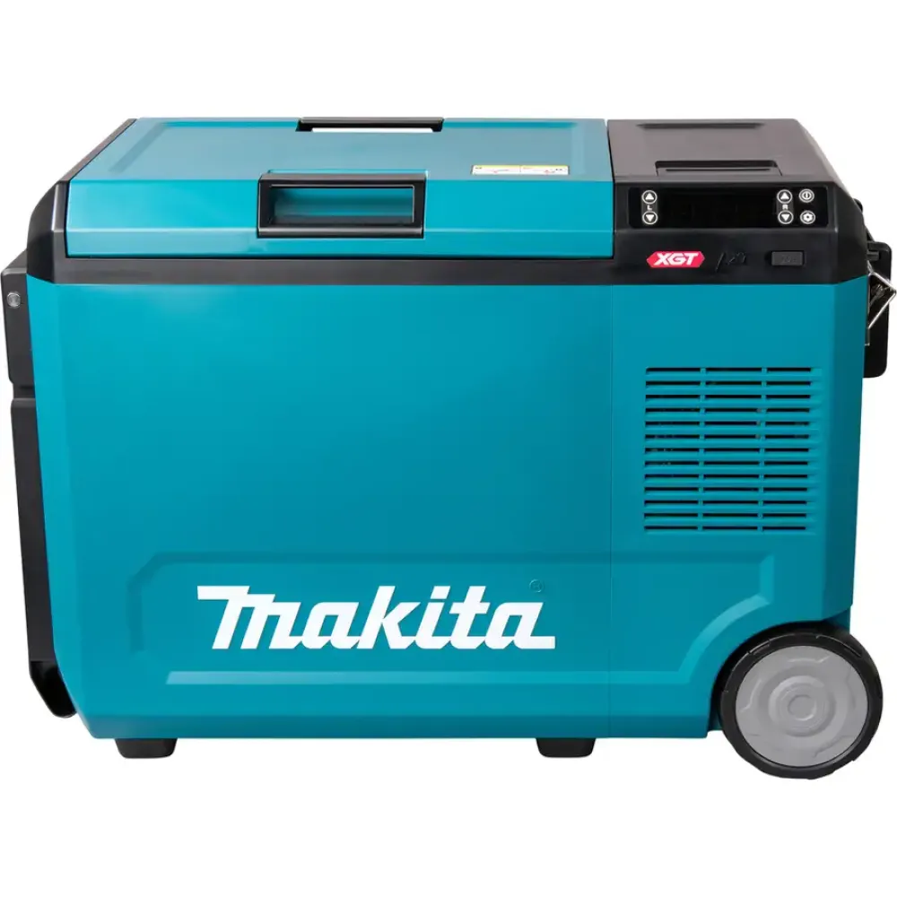 Аккумуляторный холодильник Makita CW004GZ, с функцией подогрева и возможностью работы от сети, 18/40 В, 29 л, без АКБ и ЗУ