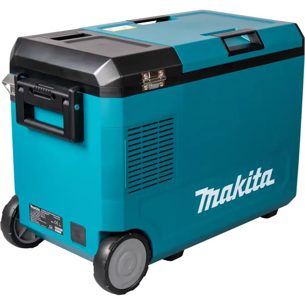 Аккумуляторный холодильник Makita CW004GZ, с функцией подогрева и возможностью работы от сети, 18/40 В, 29 л, без АКБ и ЗУ