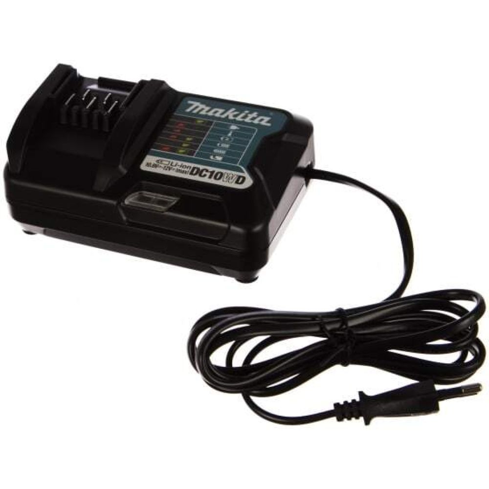 Набор: аккумуляторный пылесос Makita CXT CL106FDZ + аккумулятор Makita BL1021B (CXT 12В, 2 Ач) + зарядное устройство  Makita DC10WD (Li-Ion CXT, 10,8-12В)