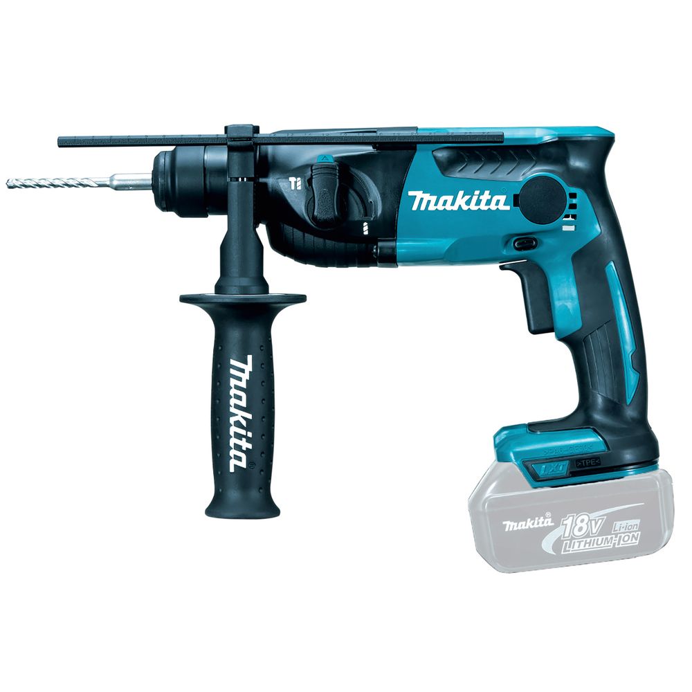 Аккумуляторный перфоратор Makita SDS-PLUS 18В, 16 мм, 1,3 Дж, без АКБ и З/У, DHR165Z