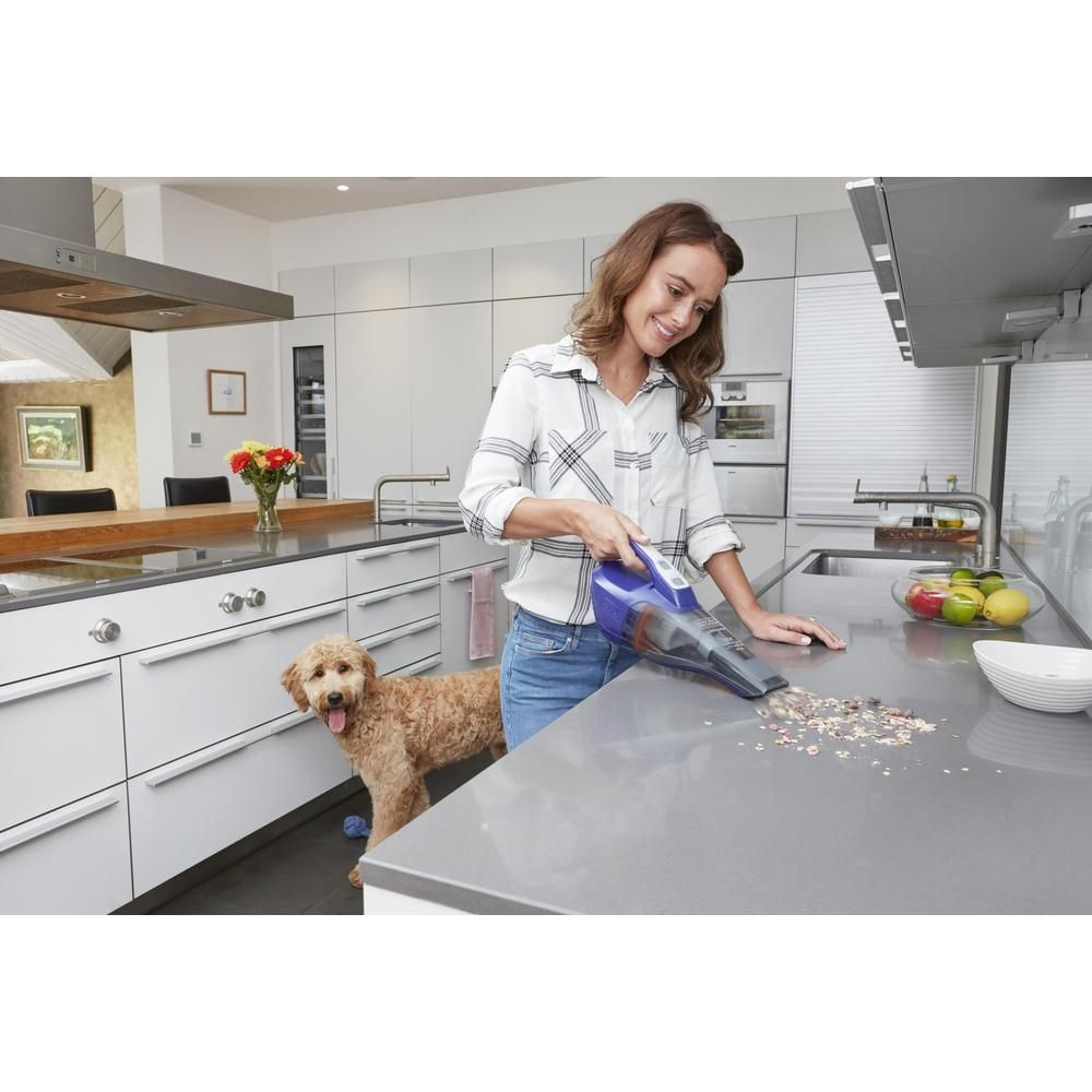 Аккумуляторный пылесос BLACK+DECKER DVB315JP, 12 В