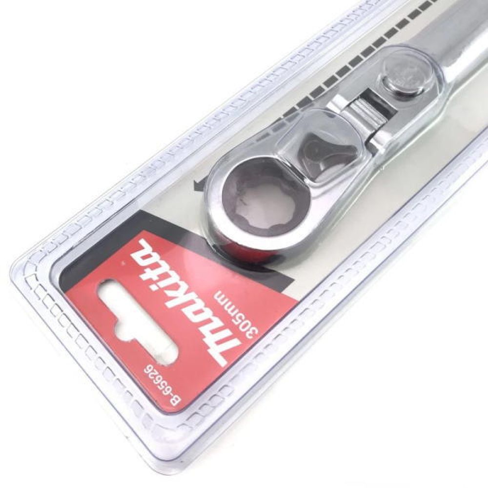 Ключ на шарнире для проходных головок Makita с плавающей головкой (1/4", 1/2",3/8"), B-65626