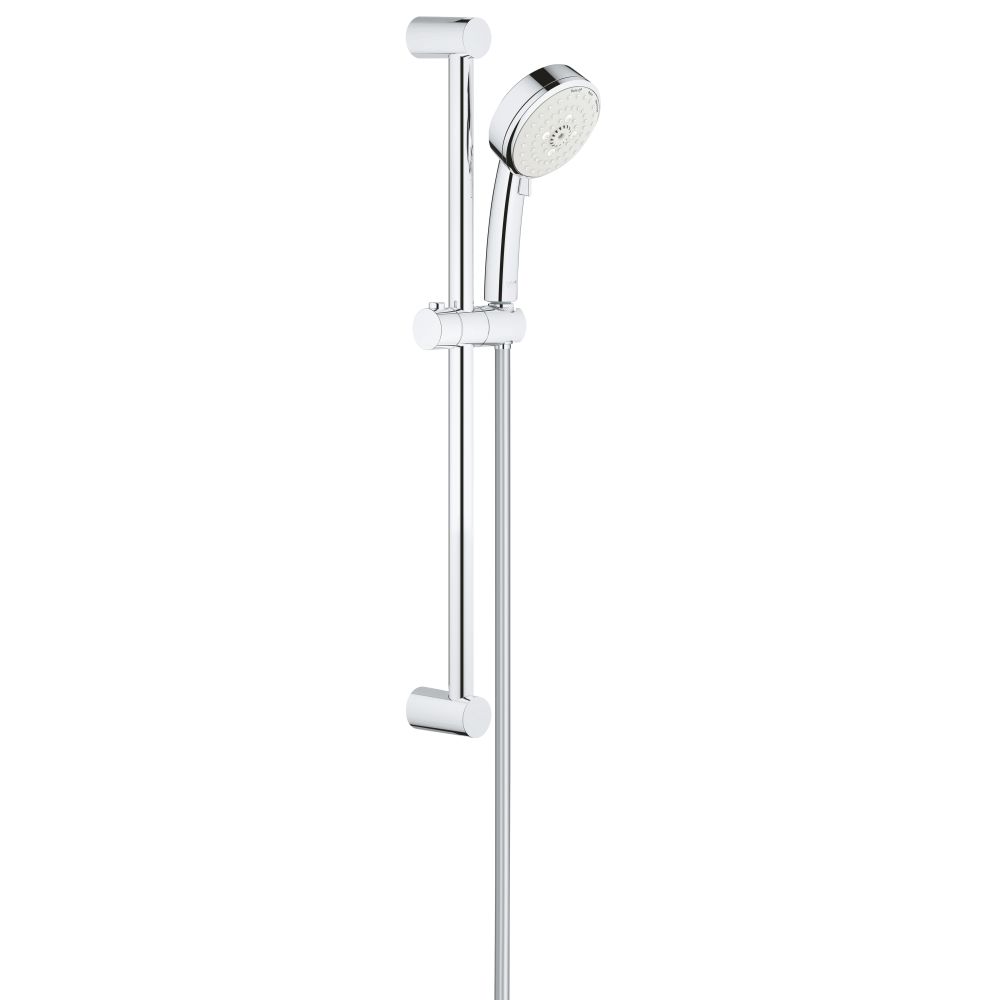 Душевой гарнитур GROHE Tempesta Cosmopolitan 100, 3 режима струи, душевая штанга 600 мм, 9,5 л/мин, хром (27579002)
