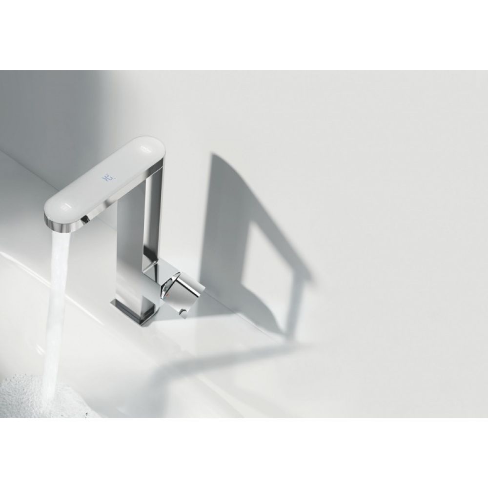 Смеситель для раковины GROHE Plus Digital с индикатором температуры, L-size, хром (23959003)