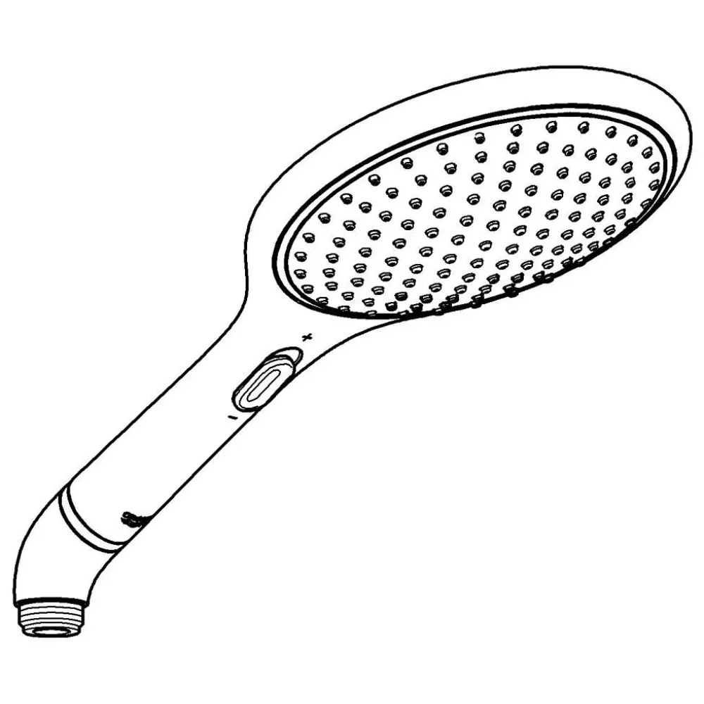 Ручной душ GROHE Rainshower Solo, 2 режима, хром (27272000/U), уцененный товар