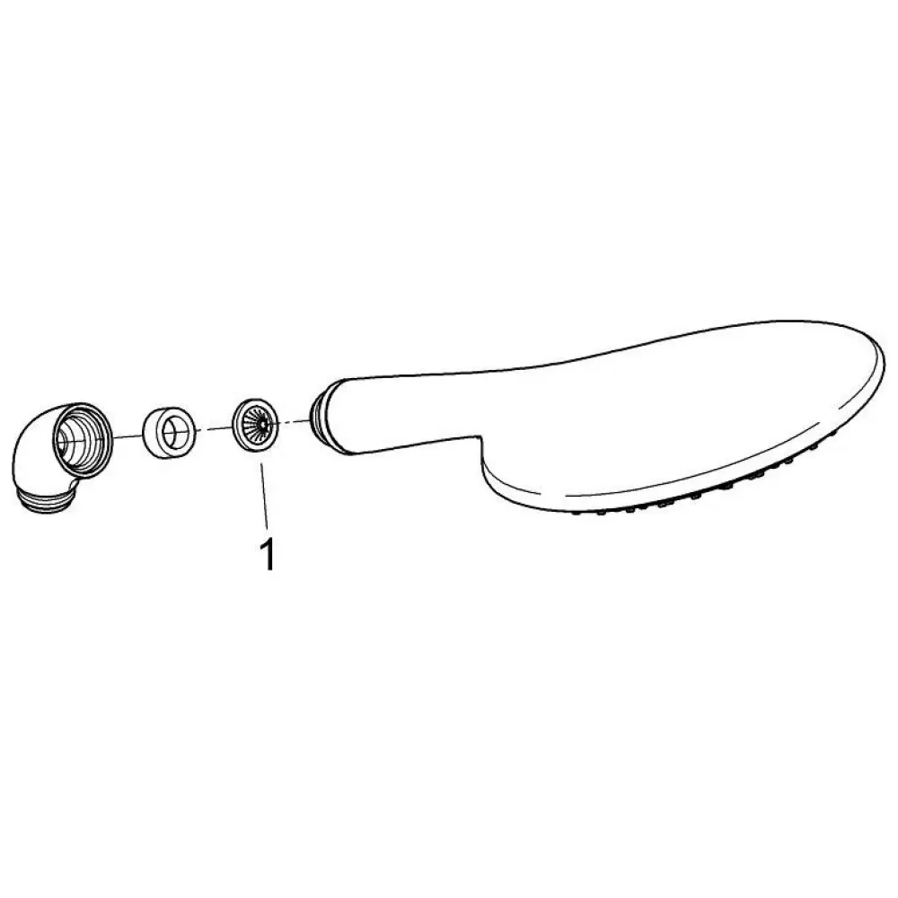 Ручной душ GROHE Rainshower Solo, 2 режима, хром (27272000/U), уцененный товар