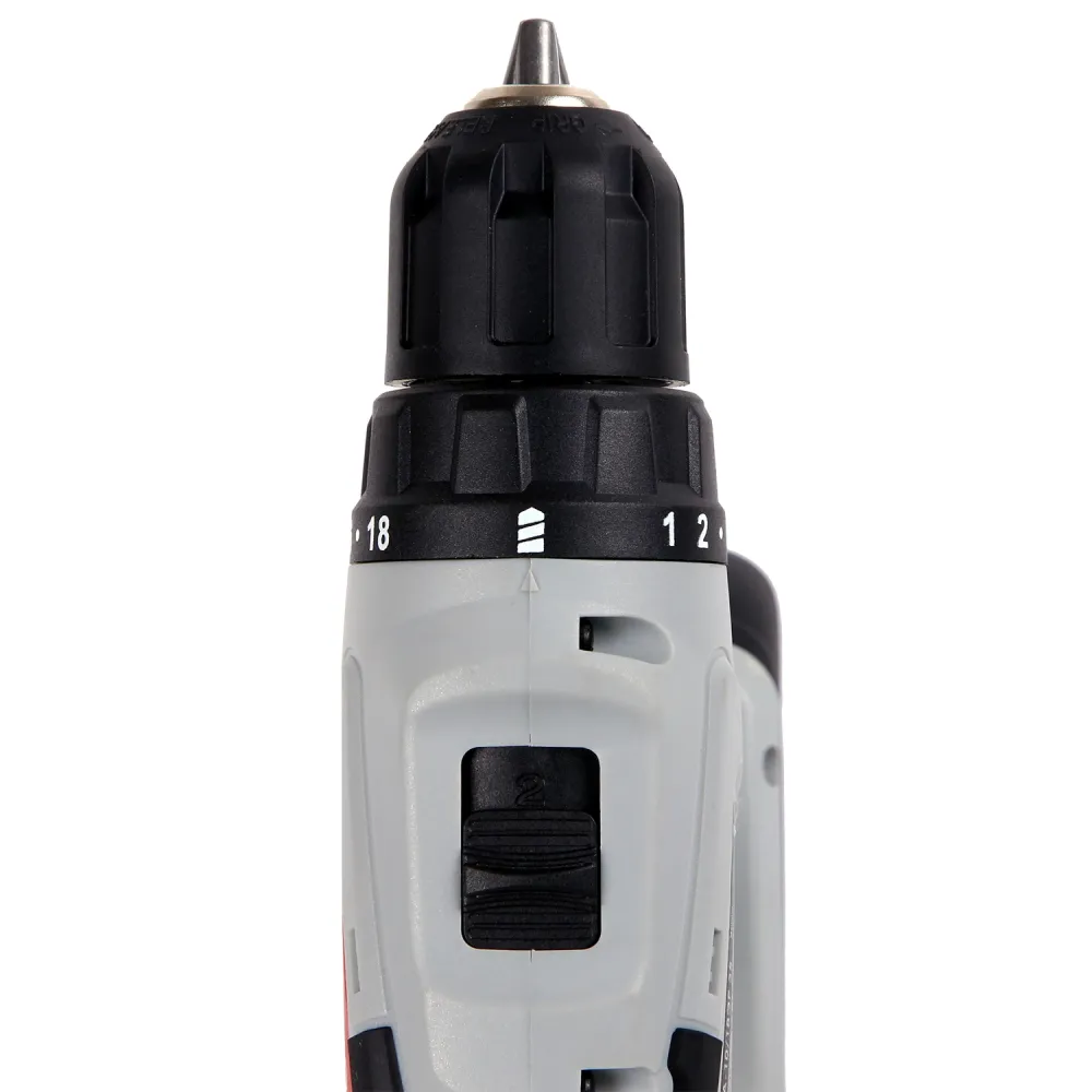 Дрель-шуруповерт ИНТЕРСКОЛ ДА-10/18ЭР 35, 18 В, 1450 об/мин, с 2 АКБ 2 Ач и ЗУ, в кейсе (518.2.2.20)