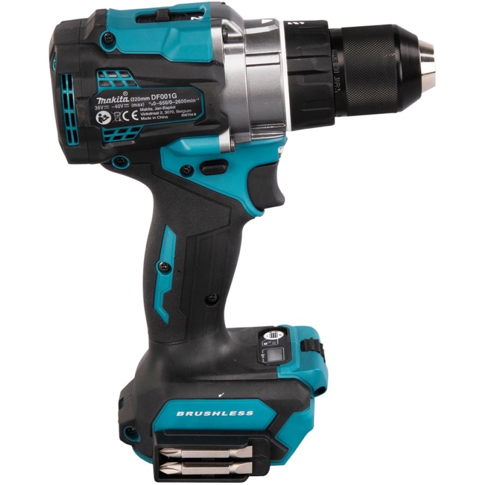 Аккумуляторный набор Makita, 40 В: дрель-шуруповерт DF001 + шуруповерт TD001, с АКБ 2.5 Ач и ЗУ, в кейсе MakPac
