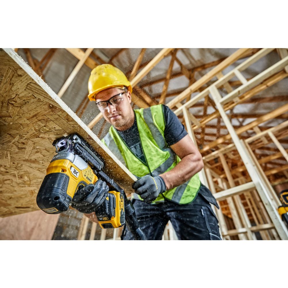 Аккумуляторный лобзик DEWALT DCS335P2, 18 В, 3200 ход/мин, 26 мм, с 2 АКБ 5 Ач и ЗУ, в кейсе TSTAK (DCS335P2-QW)