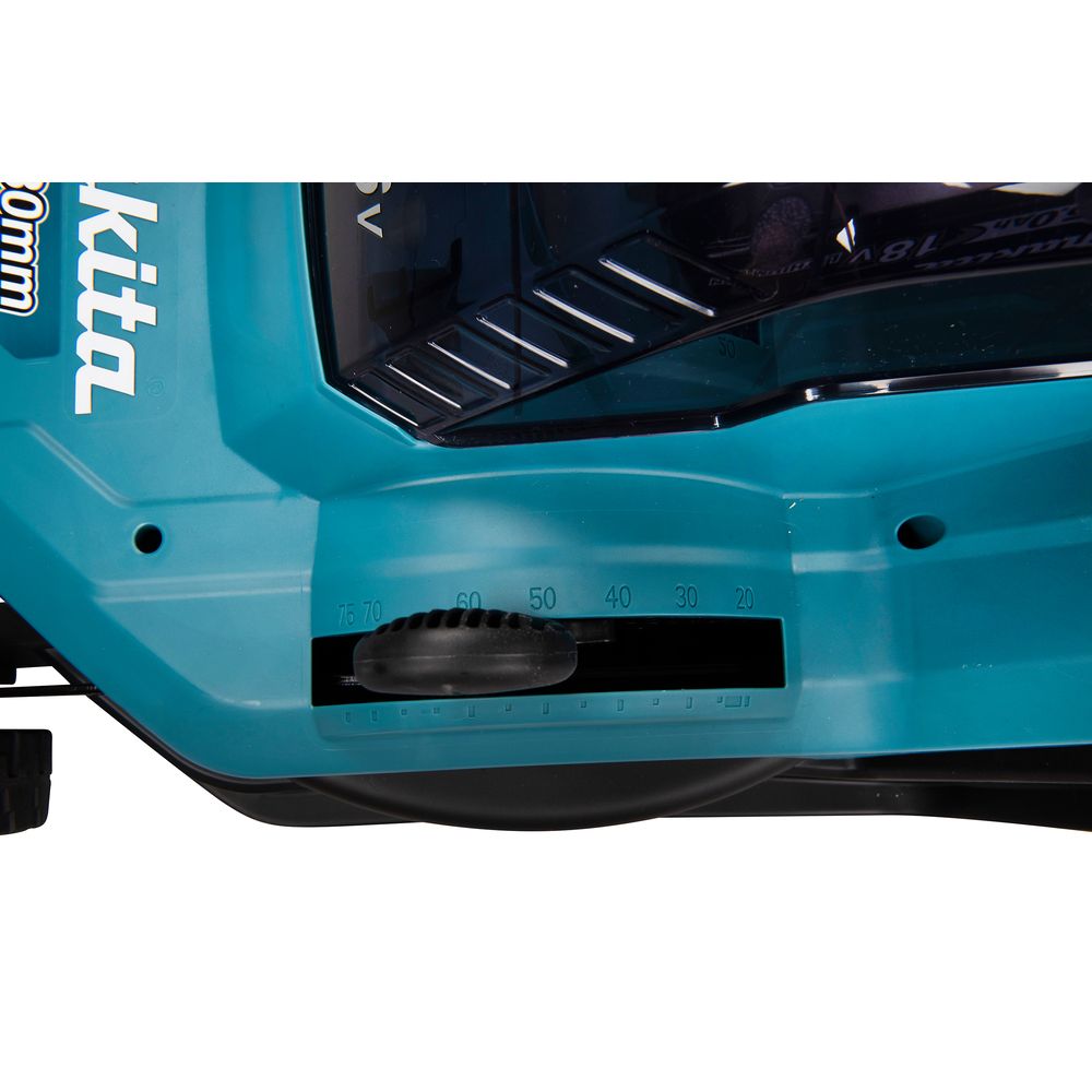 Аккумуляторная газонокосилка Makita LXT 2x18 В, 38 см, 40 л, с 2 АКБ 4 Ач и ЗУ, DLM382PM2