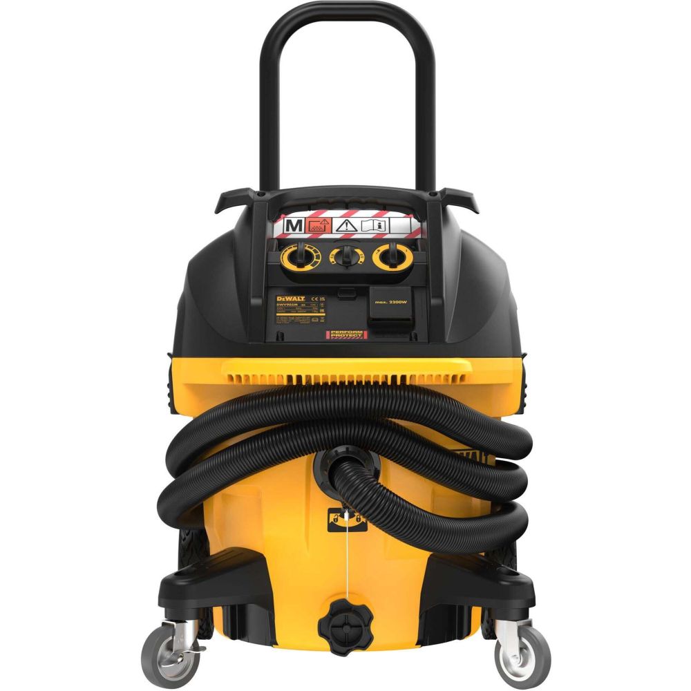 Промышленный пылесос для сухой и влажной уборки класса DEWALT, M, 1400 Вт, 38 л, DWV905M