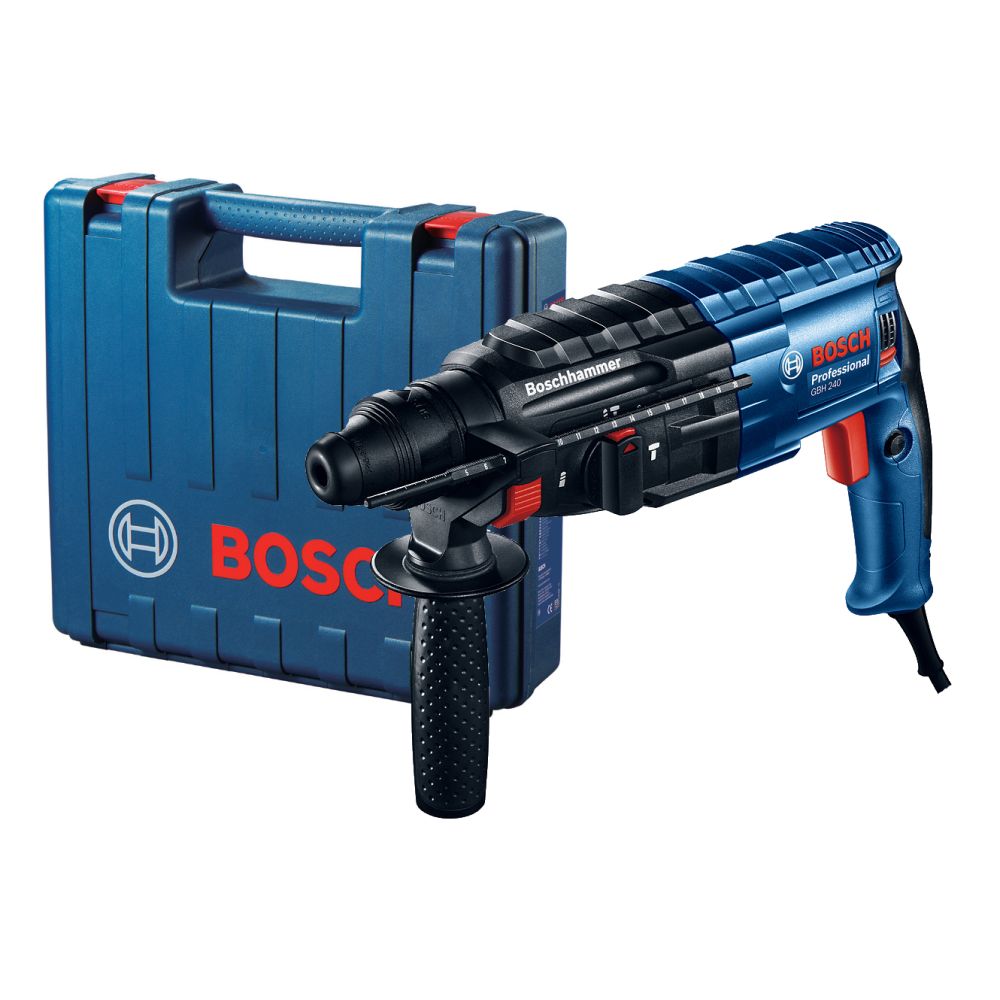 Перфоратор Bosch GBH 240, 790 Вт, 2.7 Дж, 4200 уд/мин, в кейсе (0.611.272.100)