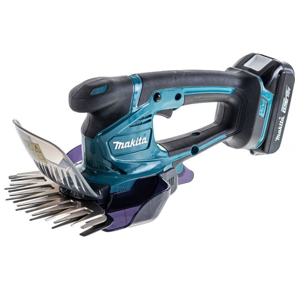 Аккумуляторные садовые ножницы Makita DUM604SYX, 18 В, 20 см, 2500 ход/мин, с АКБ 1.5 Ач и ЗУ
