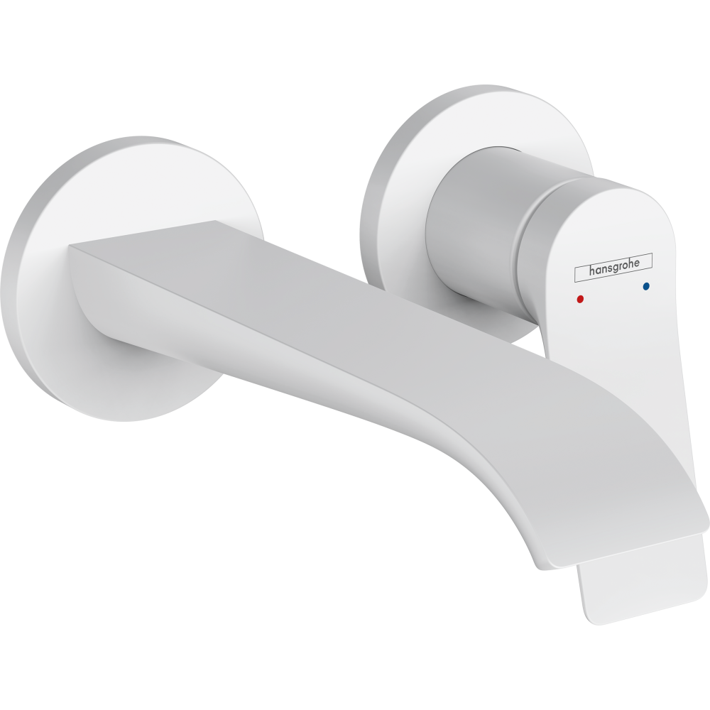 Внешняя часть смесителя для раковины hansgrohe Vivenis скрытого монтажа, настенный 75050700, матовый белый