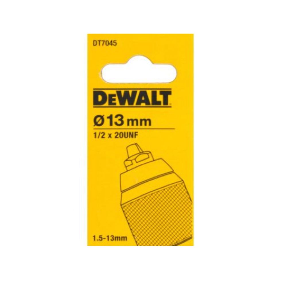 Патрон DEWALT DT7045, 1.5-13 мм, 1/2 дюйма, x20 UNF